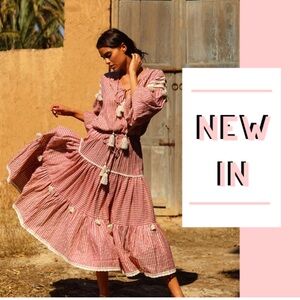 Miss June Paris Striped Boho Maxi Dress